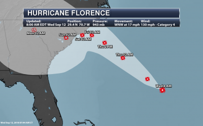 “Storm Of A Lifetime” Possible For The Carolinas With Florence – Tracking Isaac And Olivia As Well