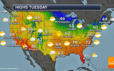 Tuesday Weather Outlook – Potential Coastal Storm This Weekend