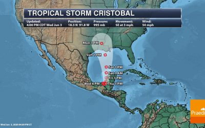 New Orleans Flood Watch – Latest On Cristobal – National Outlook For Thursday, June 4, 2020
