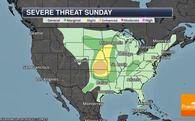 Severe Threat For Father’s Day – Weather Outlook For Sunday, June 21, 2020