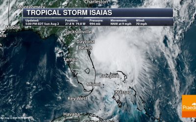 Tracking Isaias Along The East Coast – National Weather Outlook For August 3, 2020