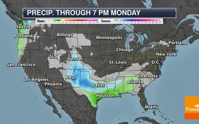 Snowstorm Hits The Southern United States – National Weather Outlook For January 10th, 2021