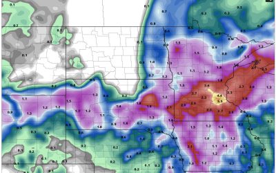 Record Heat Upper Midwest – Now Come 1-3″ Rains by Friday