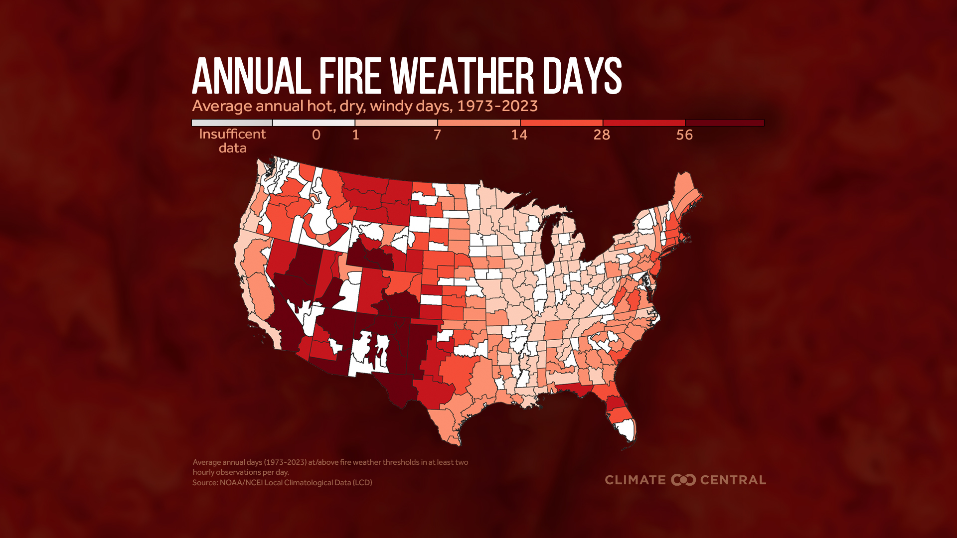 Average Annual Fire Weather Days