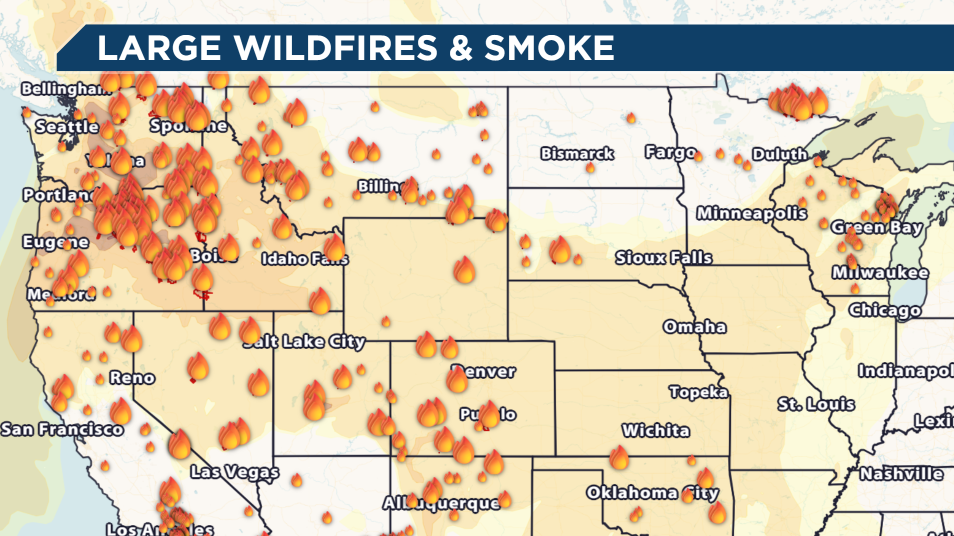 Large Wildfires and Smoke