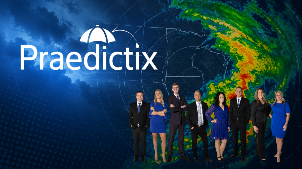 Praedictix weather team group shot of meteorologists